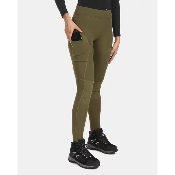  Dámske legíny KILPI MOUNTERIA-W UL0418KI zelená 