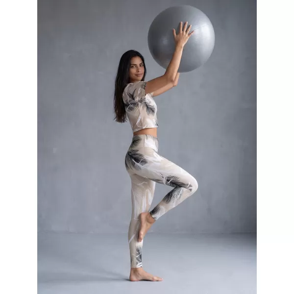 Dámske dlhé legíny premium ALTISPORT VOJ/ALW001LEG01 hnedá 