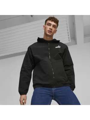 Pánska vetrovka PUMA HOODED WINDBREAKER 675387-01 BLACK