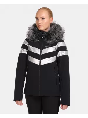 Dámska lyžiarska bunda KILPI LTD ASTER-W UL0141KI čierna