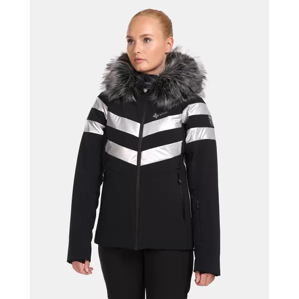  Dámska lyžiarska bunda KILPI LTD ASTER-W UL0141KI čierna 