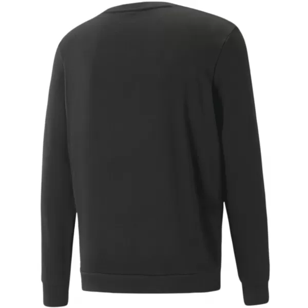  Pánska mikina PUMA ESS+ 2 COL BIG LOGO CREW 586763-61 BLACK 