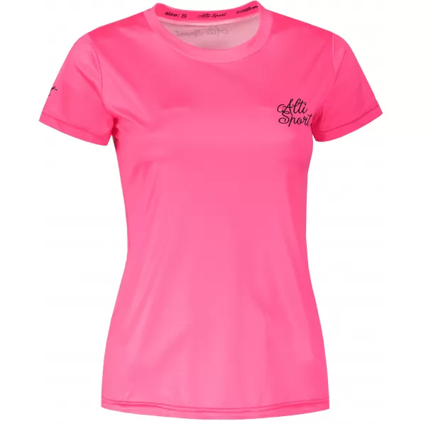  Dámske funkčné tričko premium ALTISPORT VOJ/ALW000TR01 FLUO PINK 