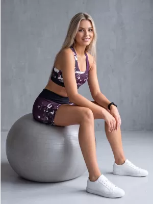 Dámske krátke prémiové legíny ALTISPORT VOJ/ALW022LEG03 FIALOVÁ