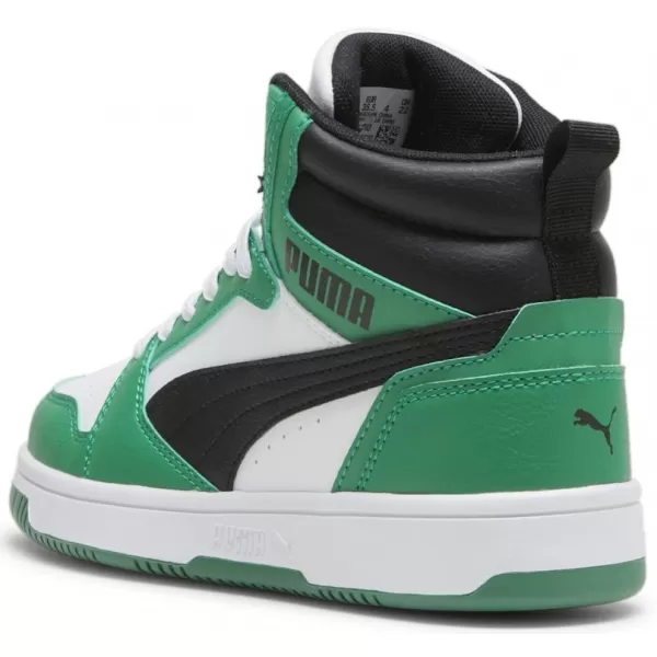  Detské topánky PUMA REBOUND V6 MID JR 393831-10 WHITE 
