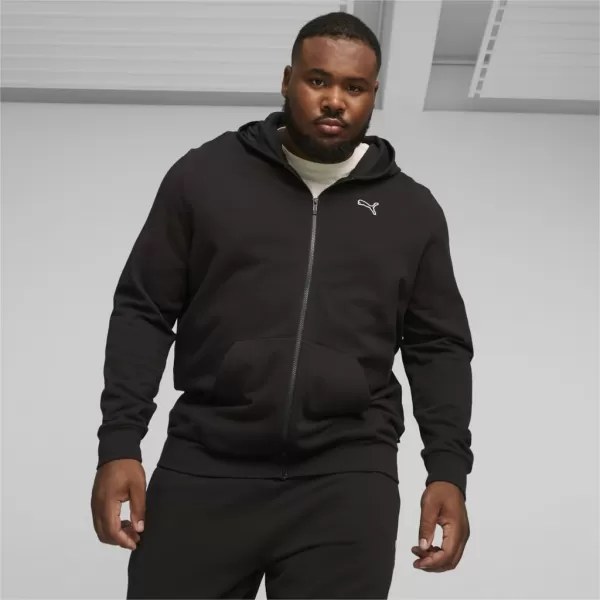  Pánska mikina PUMA BETTER ESSENTIALS FZ HOODIE 675979-01 BLACK 