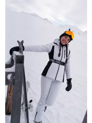 Dámske softshellové nohavice NORDBLANC PROFOUND NBWP7940 biela