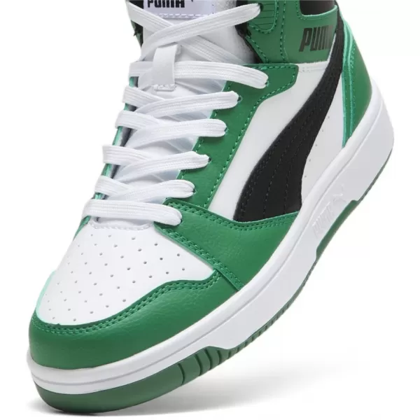  Detské topánky PUMA REBOUND V6 MID JR 393831-10 WHITE 