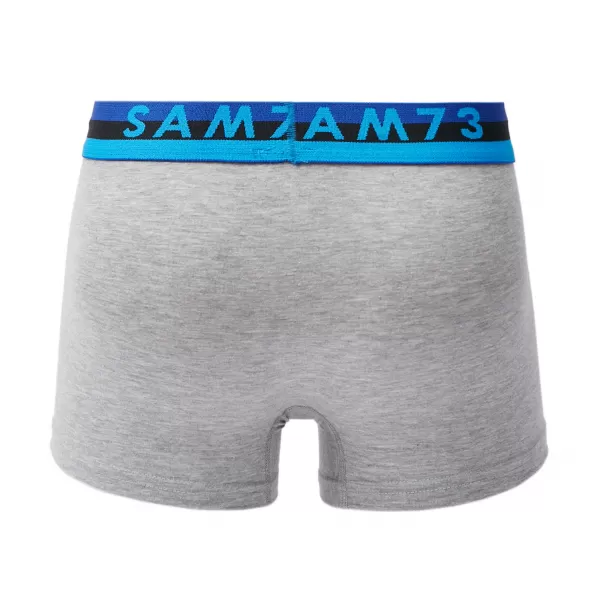  Pánske boxerky SAM 73 HIDDENIT MU 100 ČIERNA / ŠEDÁ 