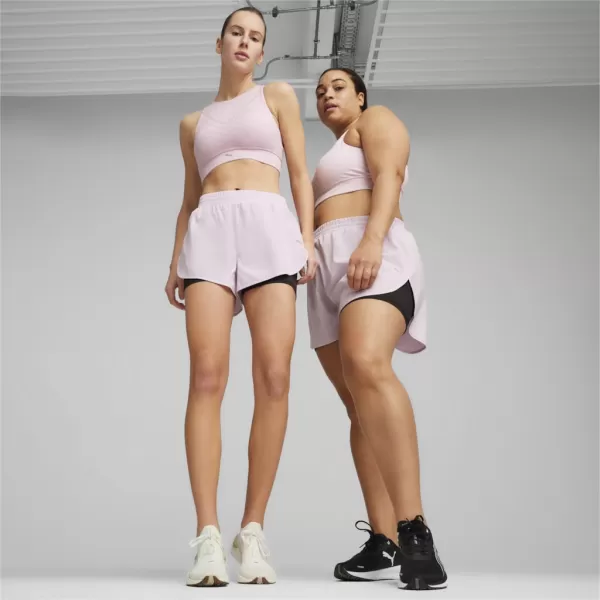  Dámske šortky PUMA RUN FAV WOVEN 2IN1 SHORT W 523181-60 BLACK 