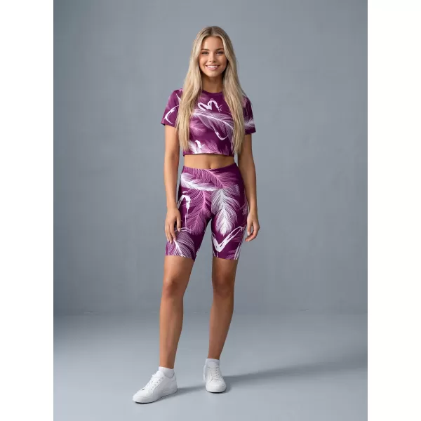  Dámske legíny nad kolená premium ALTISPORT VOJ/ALW001LEG02 FUCHSIOVÁ 