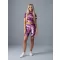 Dámske legíny nad kolená premium ALTISPORT VOJ/ALW001LEG02 FUCHSIOVÁ