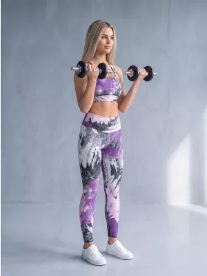 Dámske dlhé legíny premium ALTISPORT VOJ/ALW016LEG01 fialová