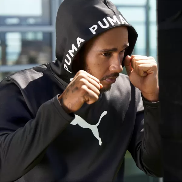  Pánska mikina PUMA TRAIN PWR FLEECE HOODIE 520893-01 BLACK 