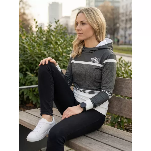  Dámska mikina premium ALTISPORT VOJ/ALW023MI01 sivá 