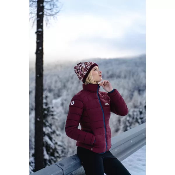  Dámska čiapka NORDBLANC KNIT NBWHK7795 VÍNOVÁ 