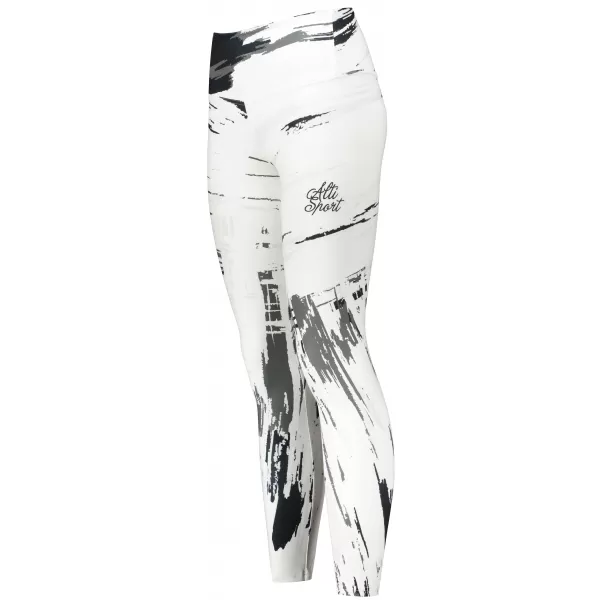  Dámske dlhé legíny premium ALTISPORT VOJ/ALW010LEG01 biela 