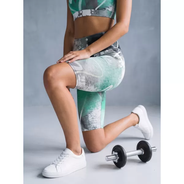  Dámské legíny nad kolena premium ALTISPORT VOJ/ALW017LEG02 TYRKYSOVÁ 