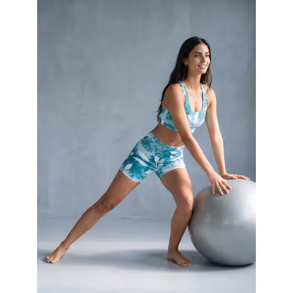  Dámske krátke legíny premium ALTISPORT VOJ/ALW020LEG03 modrá 