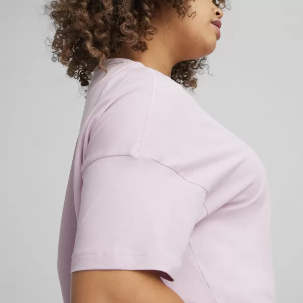  Dámske tričko PUMA ESS CROPPED LOGO TEE 586866-60 PURPLE 