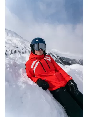 Dámska lyžiarska bunda NORDBLANC CREVASSE NBWJL7932 ORANŽOVÝ ATRAMENT