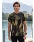 Pánské funkční triko premium ALTISPORT VOJ/ALM010TR01 ČERNÁ/ARMY