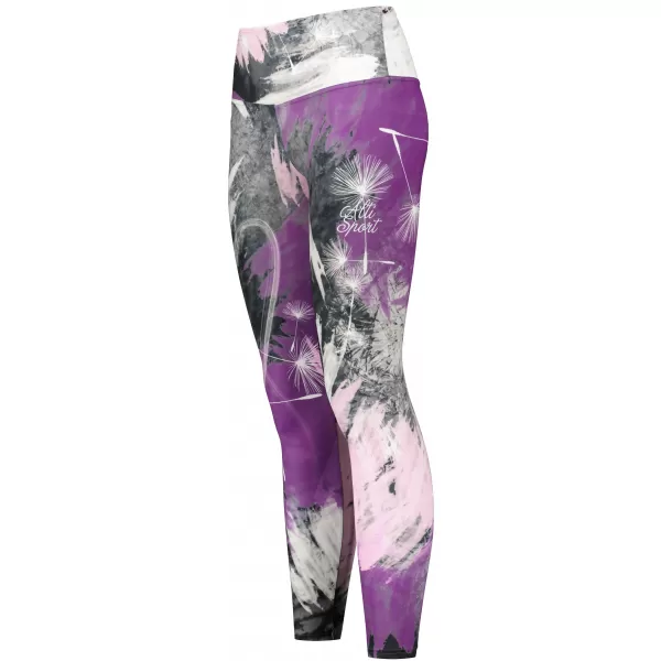  Dámske dlhé legíny premium ALTISPORT VOJ/ALW016LEG01 fialová 