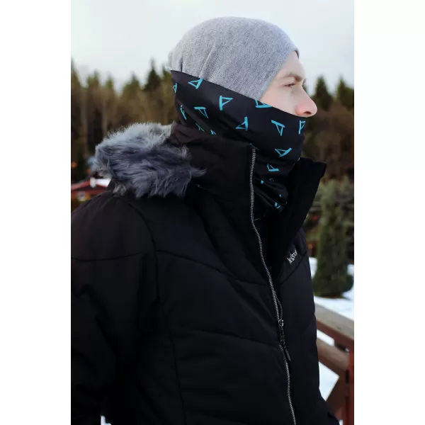  Nákrčník ALTISPORT VOJ/ALU013NAK01 ČIERNA/EMERALD 