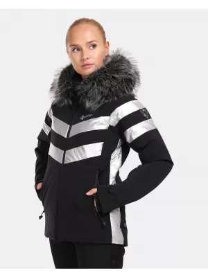 Dámska lyžiarska bunda KILPI LTD ASTER-W UL0141KI čierna