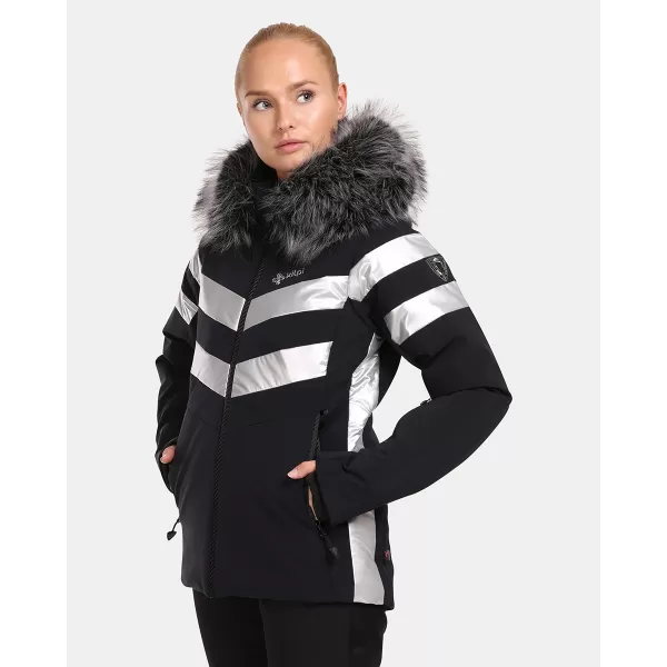  Dámska lyžiarska bunda KILPI LTD ASTER-W UL0141KI čierna 