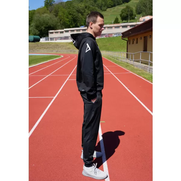  Unisex prémiové funkčné tepláky ALTISPORT VOJ/ALM013TEP01 ČIERNA 
