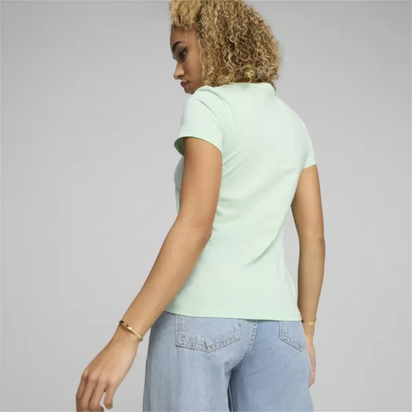  Dámske tričko PUMA ESS LOGO TEE 586775-90 GREEN 