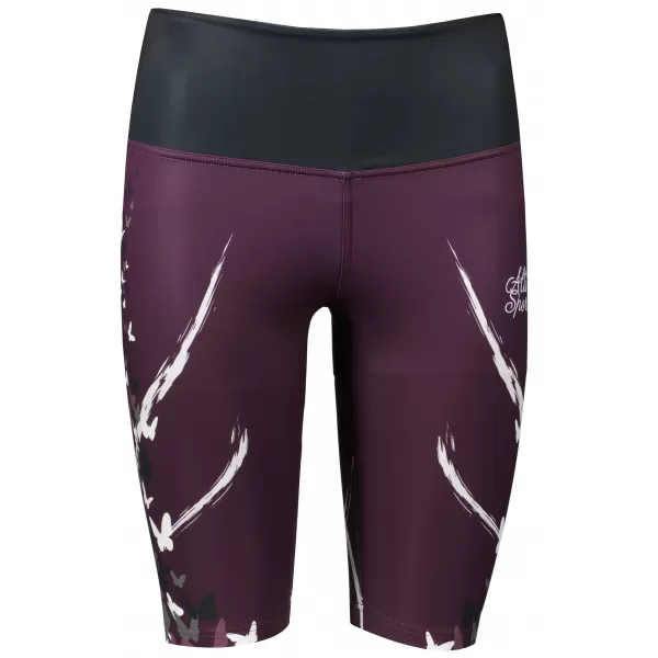  Dámské legíny nad kolena premium ALTISPORT VOJ/ALW022LEG02 FIALOVÁ 