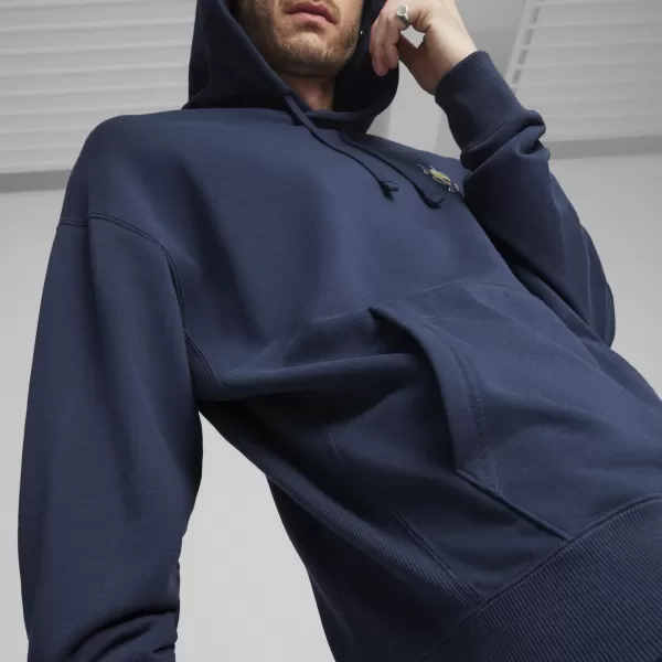  Pánska mikina PUMA DOWNTOWN GRAPHIC HOODIE 624361-14 BLUE 