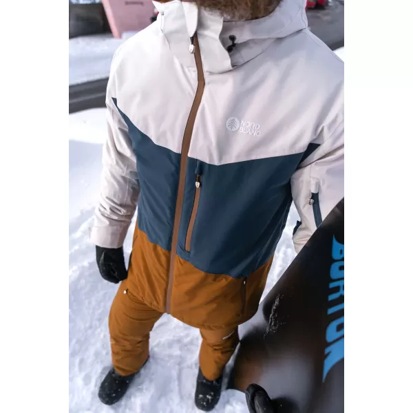  Pánska lyžiarska bunda NORDBLANC NIVAL NBWJM7923 modrá 
