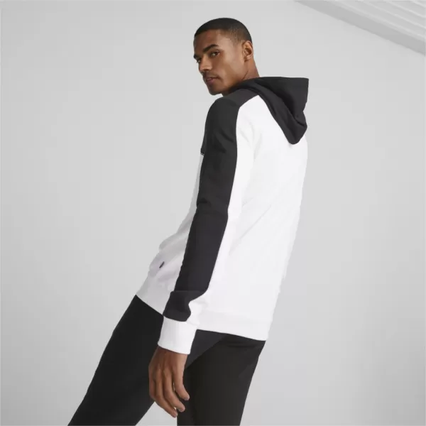  Pánska mikina PUMA ESS BLOCK X TAPE HOODIE 675173-01 BLACK 