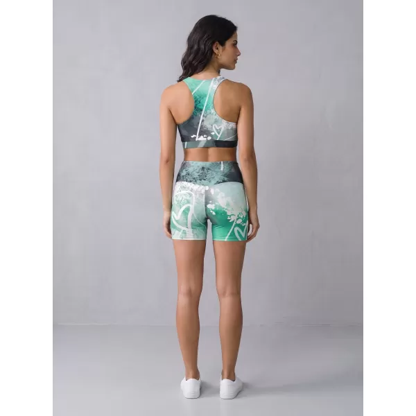  Dámske krátke legíny premium ALTISPORT VOJ/ALW017LEG03 TYRKYSOVÁ 