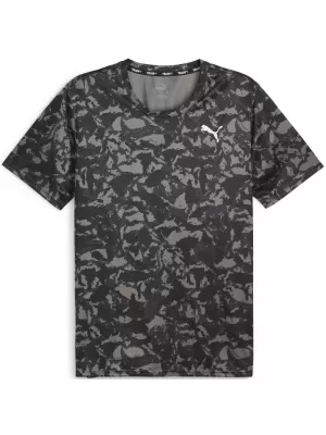 Pánske tričko PUMA TRAIN FAV AOP TEE 525169-01 BLACK
