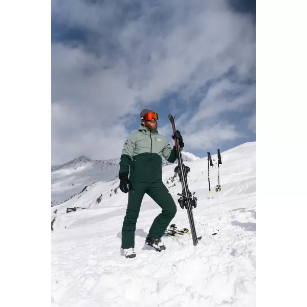  Pánska lyžiarska bunda NORDBLANC START NBWJM7925 zelená 