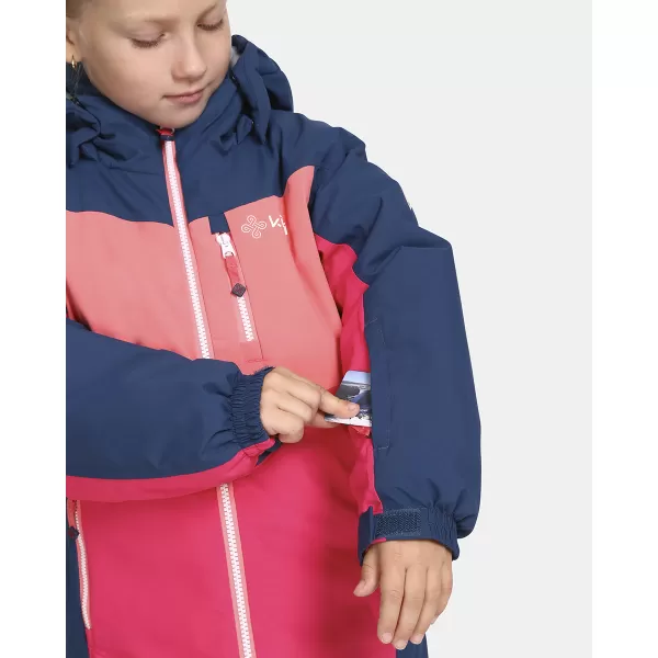  Dievčenská lyžiarska bunda KILPI VALERA-JG UJ0110KI TMAVO modrá 