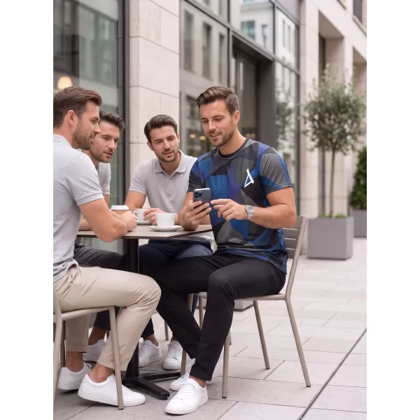  Pánske funkčné tričko premium plus ALTISPORT VOJ/ALM007TR02 TMAVO modrá 