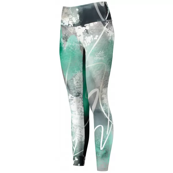  Dámske dlhé legíny premium ALTISPORT VOJ/ALW017LEG01 TYRKYSOVÁ 