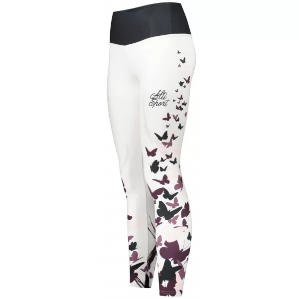  Dámske dlhé legíny premium ALTISPORT VOJ/ALW022LEG01 biela 