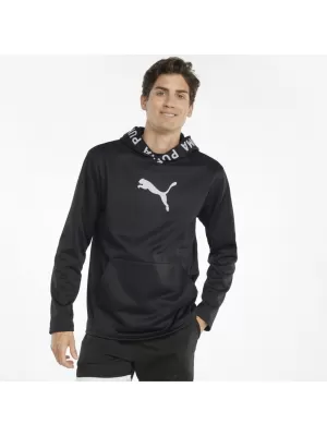 Pánska mikina PUMA TRAIN PWR FLEECE HOODIE 520893-01 BLACK