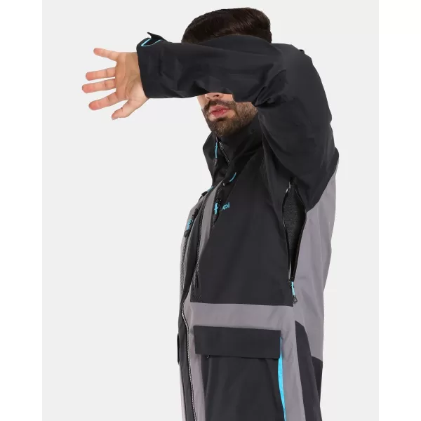  Pánska bunda KILPI LTD ARCHER-M UM0140KI čierna 