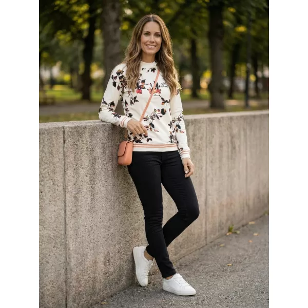  Dámska mikina premium ALTISPORT VOJ/ALW024MI01 biela 