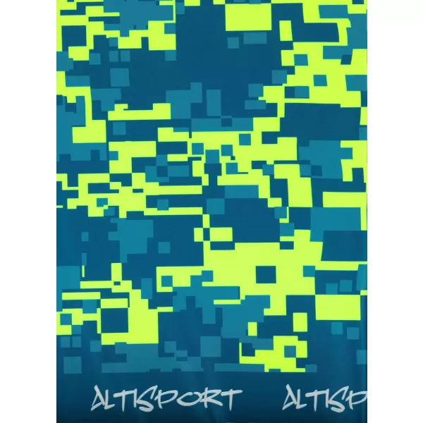  Nákrčník ALTISPORT VOJ/ALU011NAK01 PETROLEJOVÁ/ŽLTÁ 