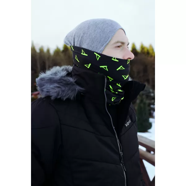  Nákrčník ALTISPORT VOJ/ALU013NAK01 ČIERNOŽLTÁ 