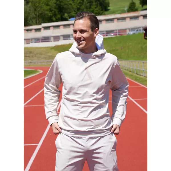  Pánska prémiová funkčná mikina ALTISPORT VOJ/ALM013MI01 HNEDÁ 