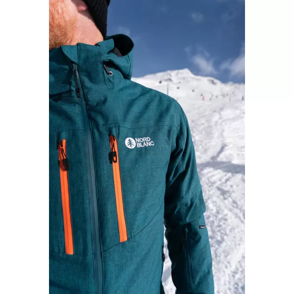  Pánska lyžiarska bunda NORDBLANC OFFHAND NBWJM7927 zelená 